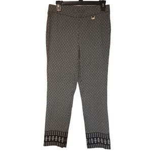 Rafaella Black and White Comfort Pant Size 10